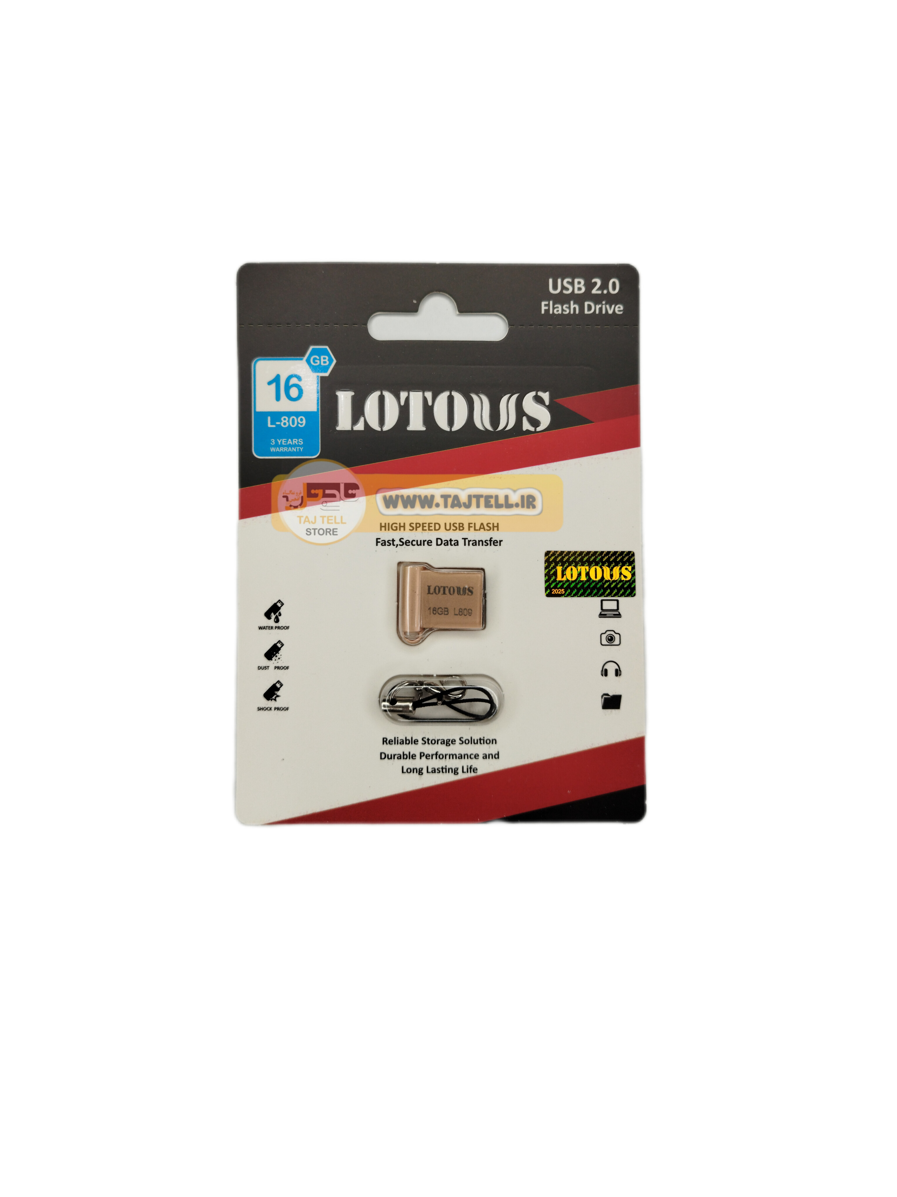 فلش مموری لوتوس مدل LOTOUS L809ظرفیت 16گیگابایت