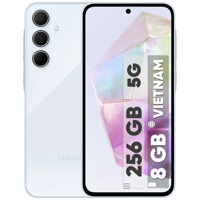 گوشی موبایل سامسونگ مدل Galaxy A35 دو سیم کارت ظرفیت 256 گیگابایت رم 8 گیگابایت - ویتنام گارانتی 18ماهه