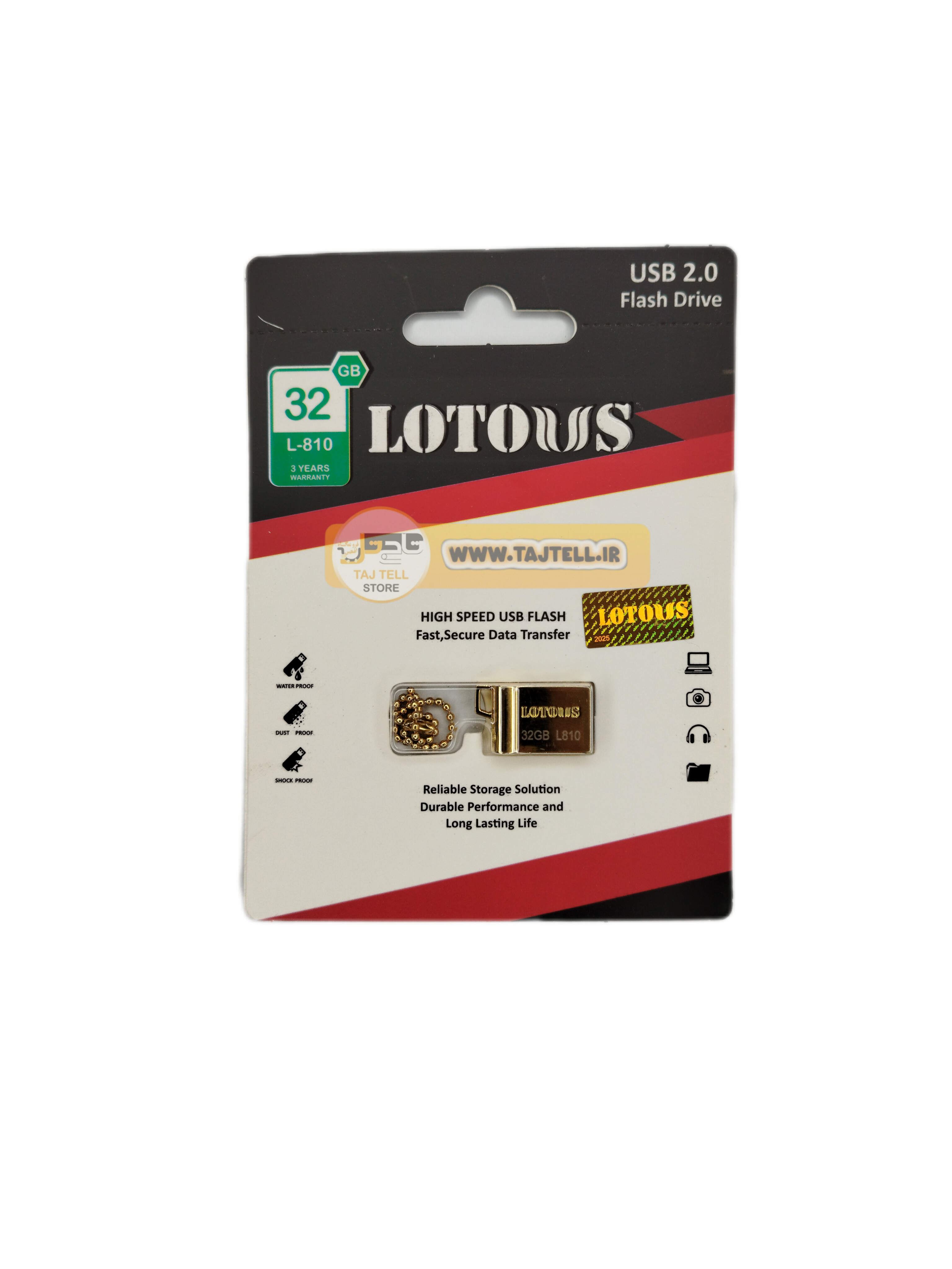 فلش مموری لوتوس مدل LOTOUS L810ظرفیت 32 گیگابایت