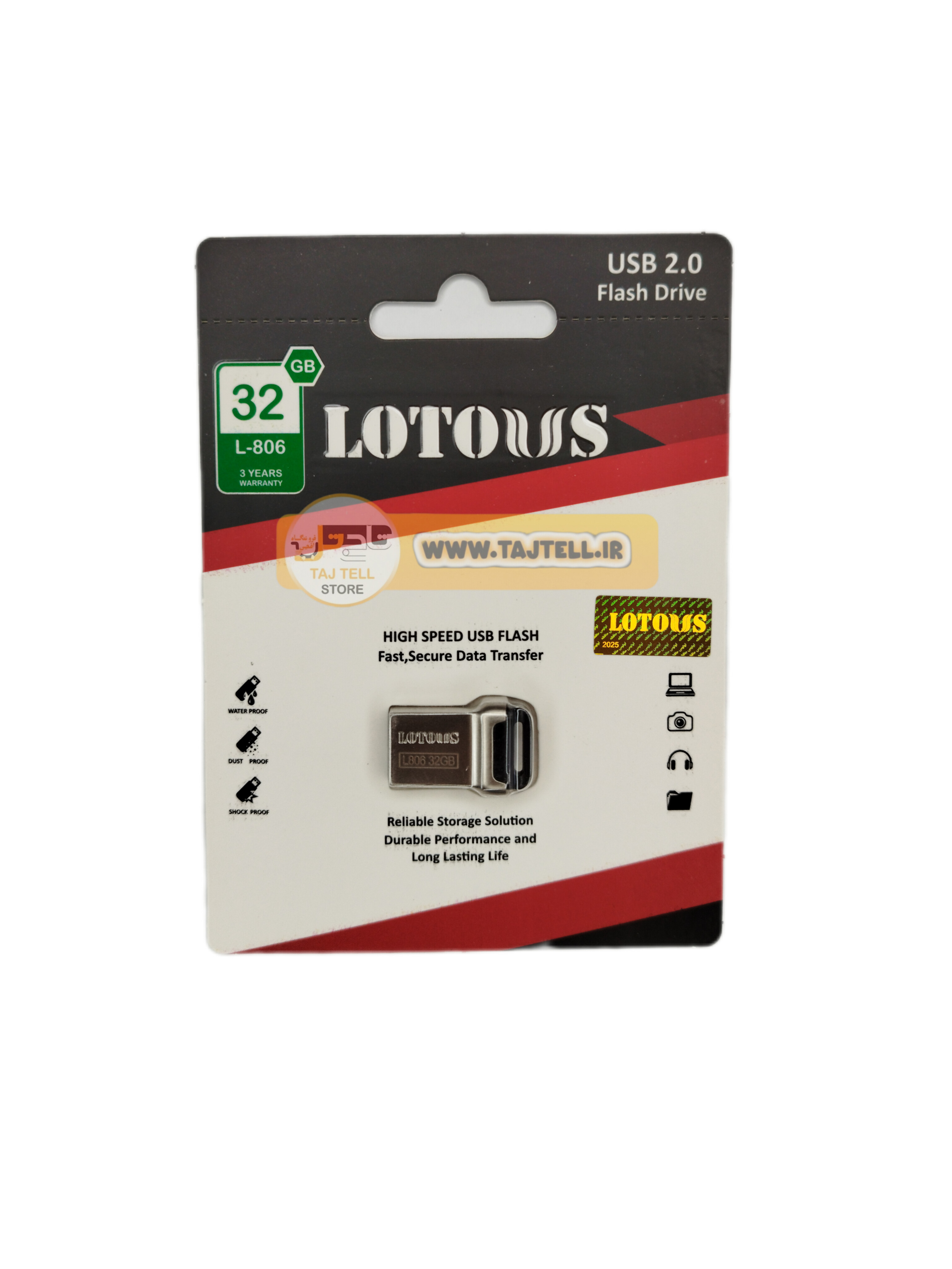 فلش مموری لوتوس مدل LOTOUS L806ظرفیت 32گیگابایت