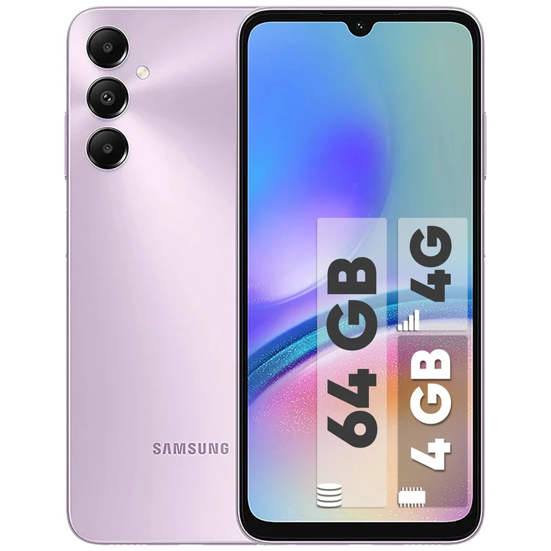 گوشی موبایل سامسونگ مدل Galaxy A05s دو سیم کارت ظرفیت 64 گیگابایت و رم 4 گیگابایت گارانتی 18ماهه