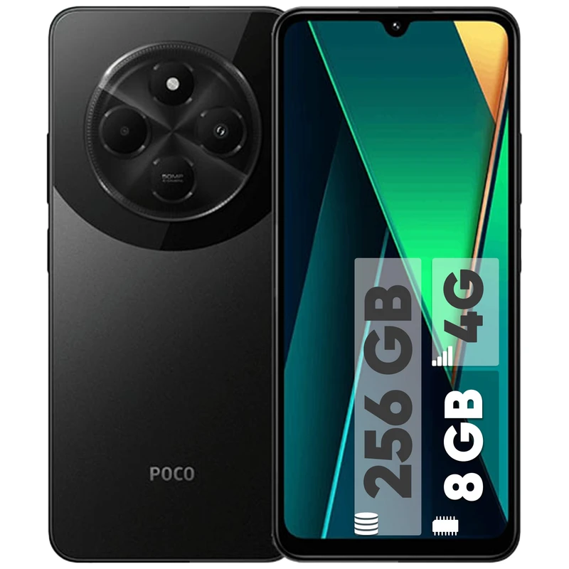 گوشی موبایل شیائومی مدل Poco C75 دو سیم کارت ظرفیت 256 گیگابایت و رم 8 گیگابایت گارانتی 18ماهه