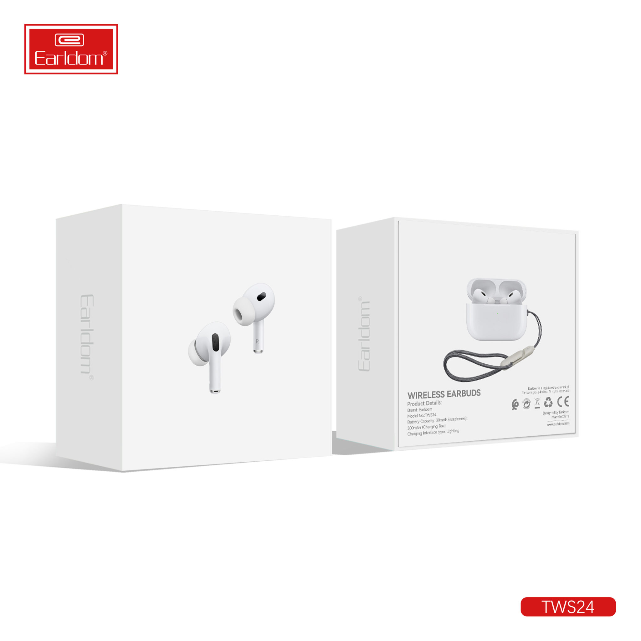 هندزفری بلوتوثی ارلدام مدل AirPod Pro2 TWS24 همراه با 12ماه گارانتی شرکتی