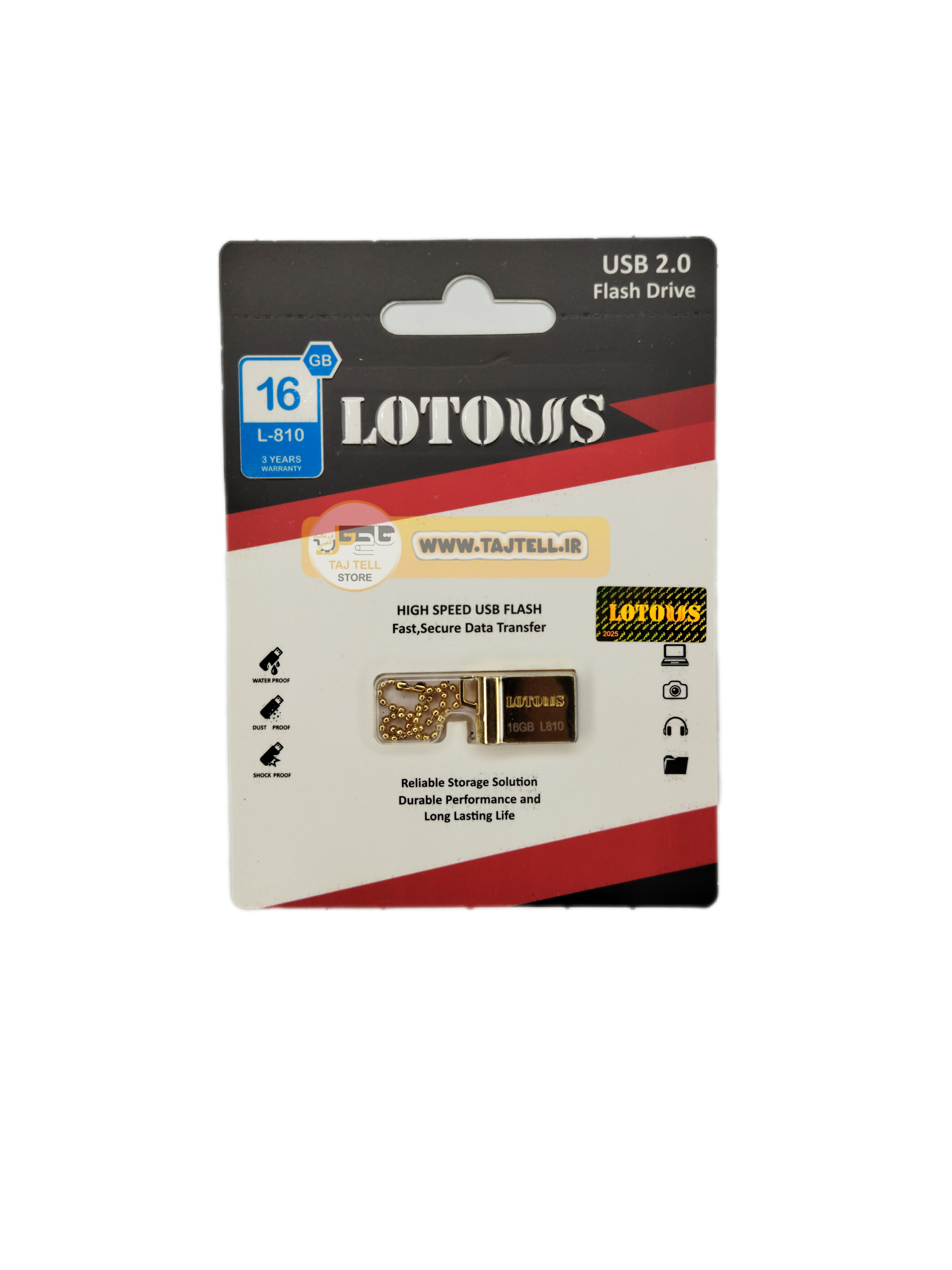 فلش مموری لوتوس مدل LOTOUS L810ظرفیت 16گیگابایت