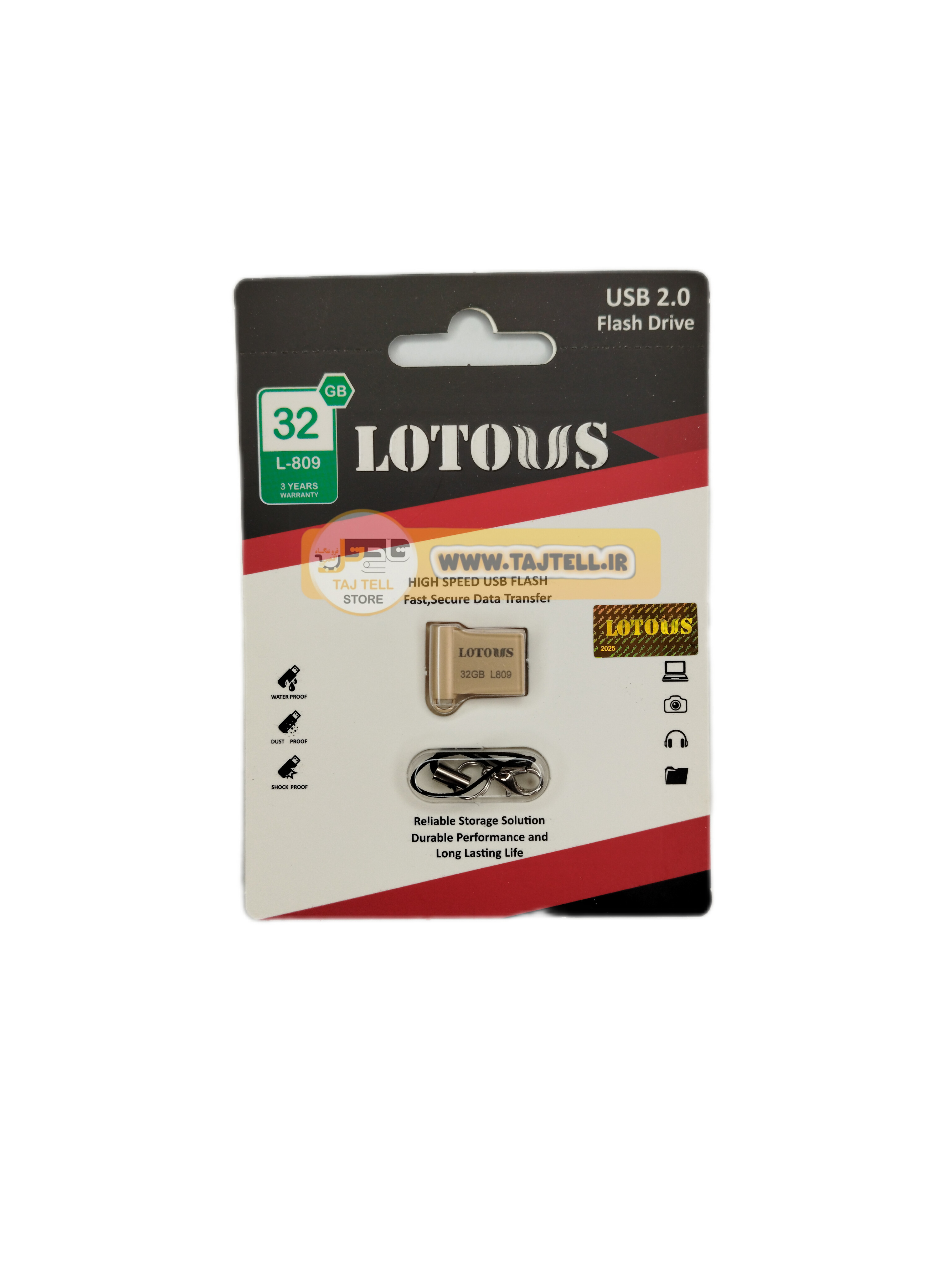 فلش مموری لوتوس مدل LOTOUS L809ظرفیت 32گیگابایت