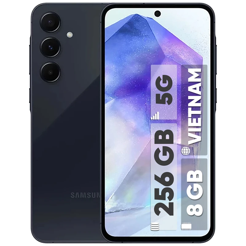 گوشی موبایل سامسونگ مدل Galaxy A55 دو سیم کارت ظرفیت 256 گیگابایت و رم 8 گیگابایت - ویتنام گارانتی 18ماهه