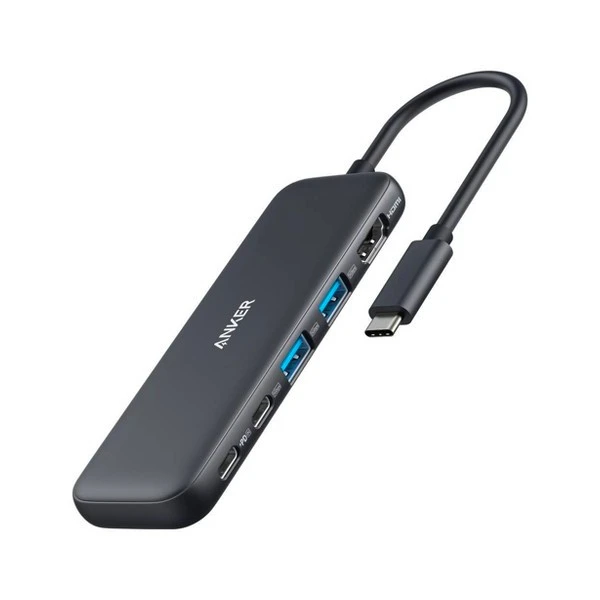هاب ۵ پورت انکر مدل Anker 332 USB-C A8355 Hub با گارانتی 18 ماهه شرکتی